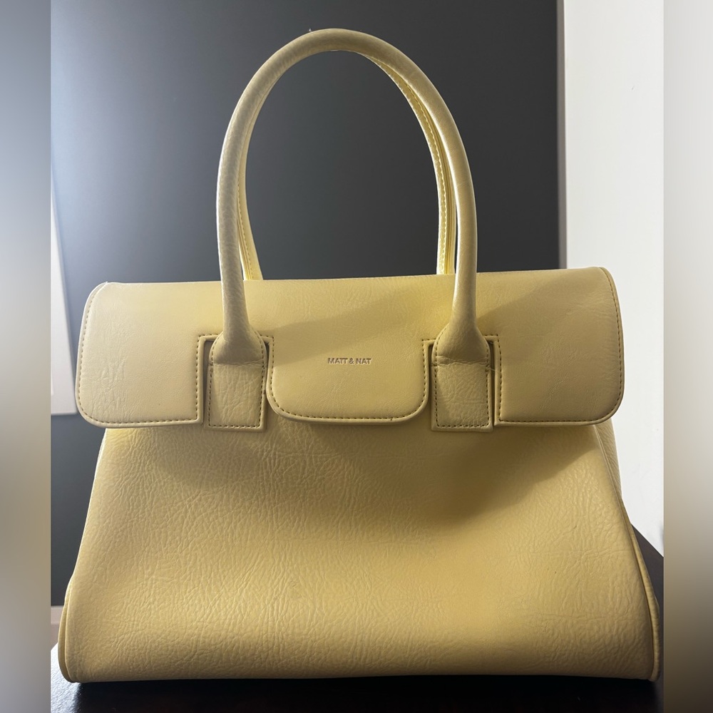 Matt & Nat Yellow Satchel